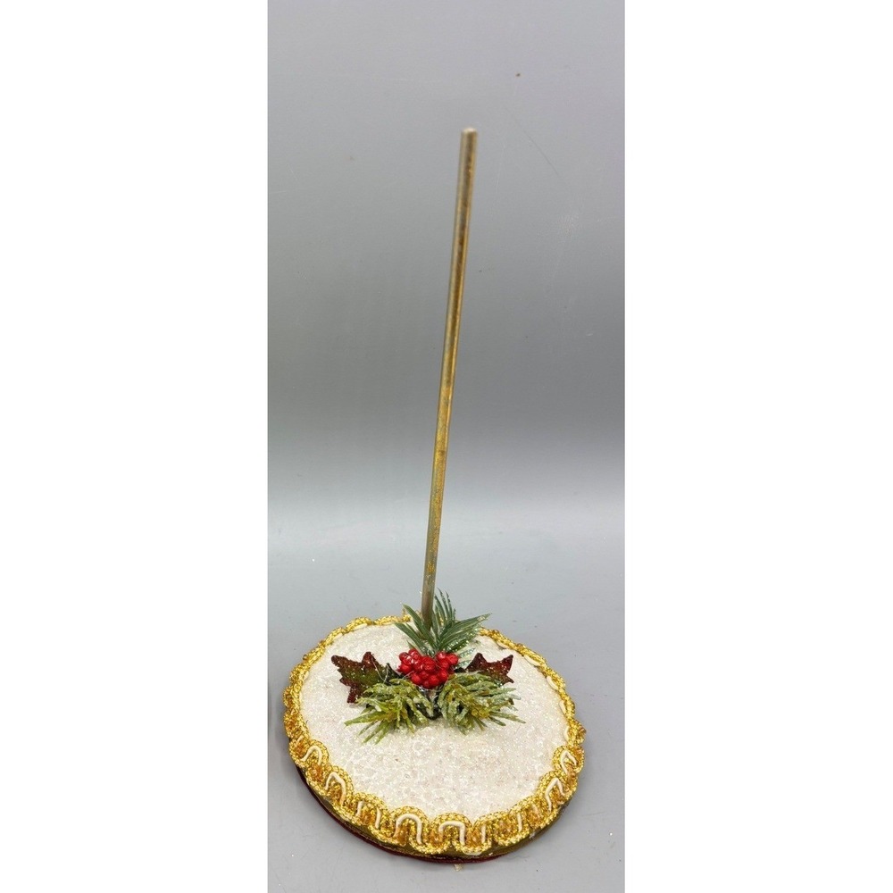 Mark Roberts Fairy Stand Christmas White Snow‎ Greenery